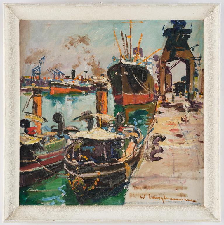 Walter Langhammer, The Harbour in Mumbai.