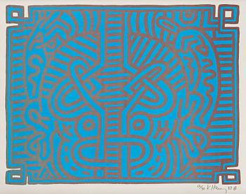 173. Keith Haring, "Chocolate Buddah 1".