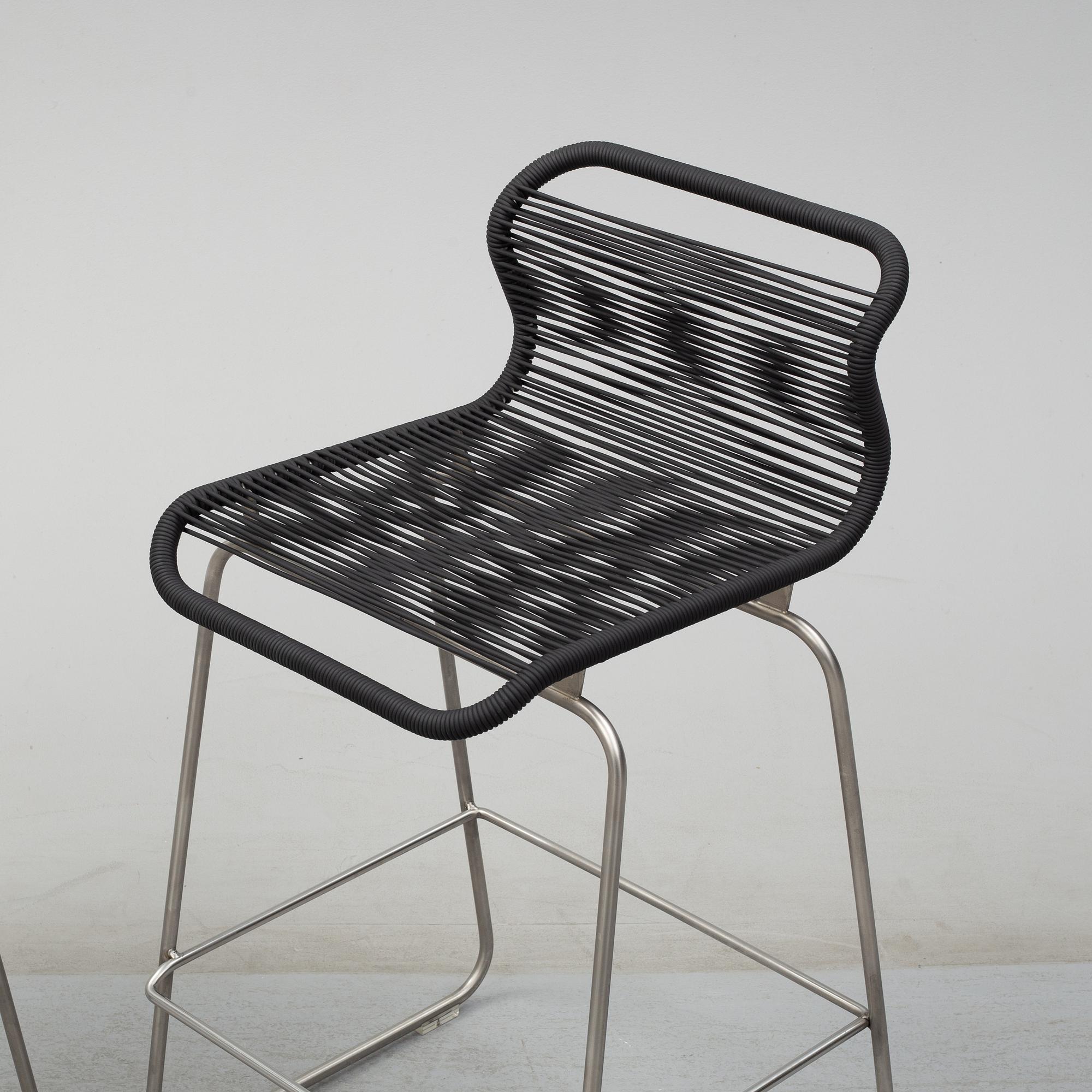 A pair of 'Tivoli' chairs by Verner Panton.