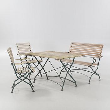 A garden group of four pieces, second half of the 20th century.