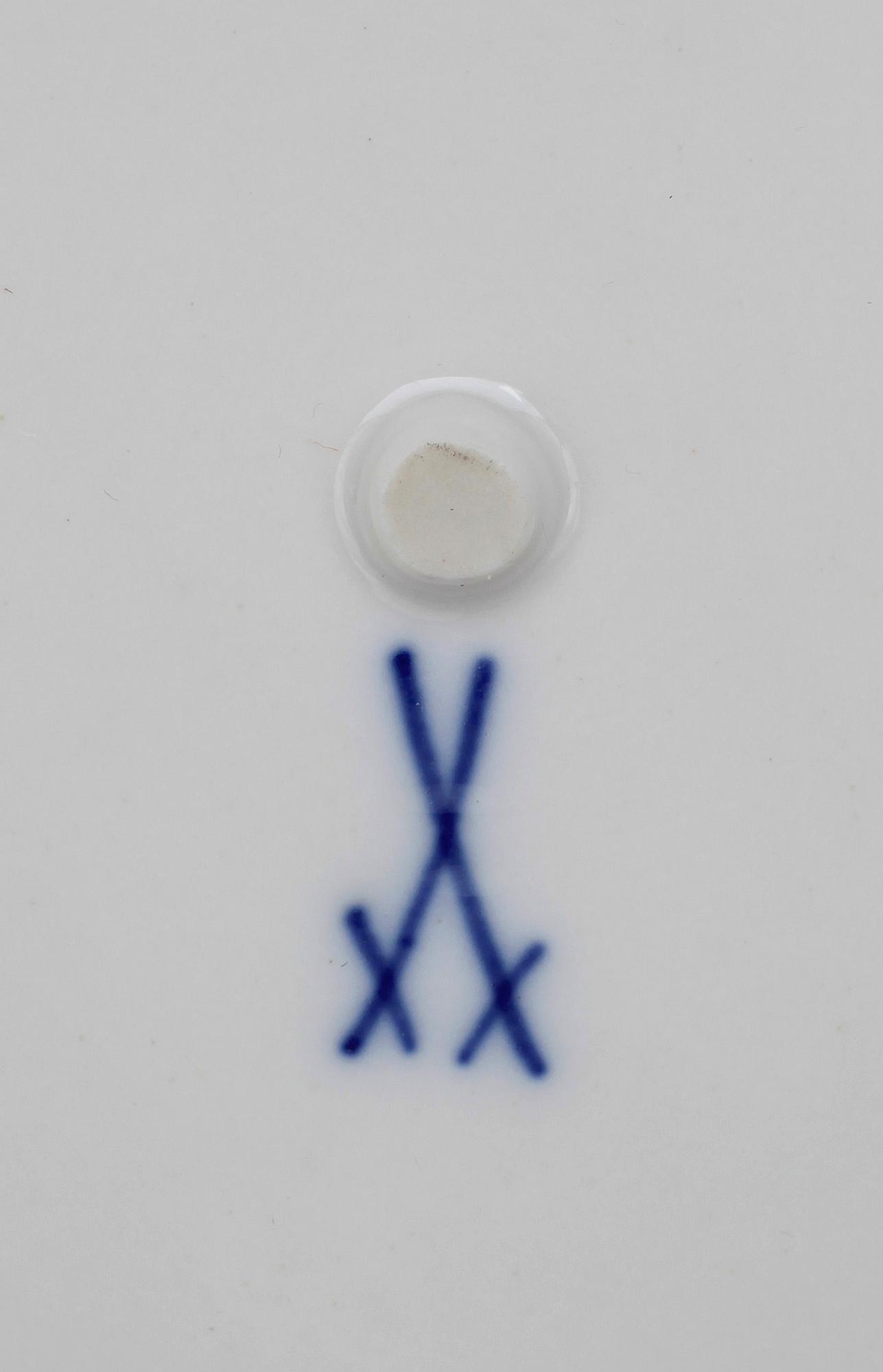 PARTI MEISSEN, 12 delar,  "lökmönstret", 1900-tal.