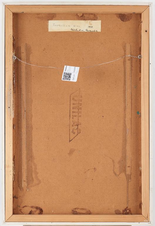 BRITT LUNDBOHM-REUTERSVÄRD, mixed media on panel, signed and dated 1957.