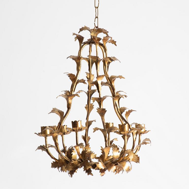 A Rococo-style chandelier, second half of the 20th century.
