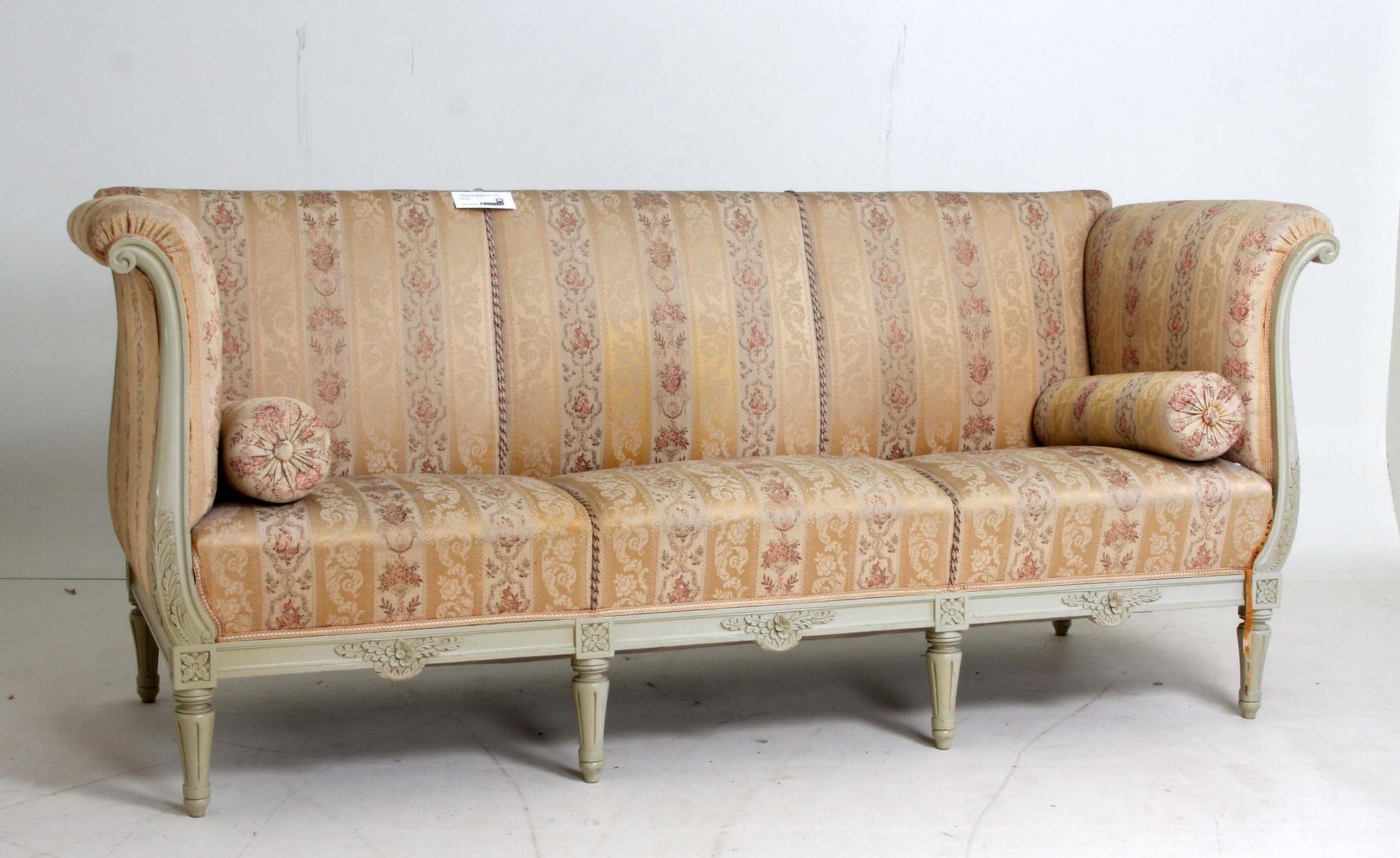SALONGSMÖBLEMANG, 5 delar, gustaviansk stil, 1900-tal.