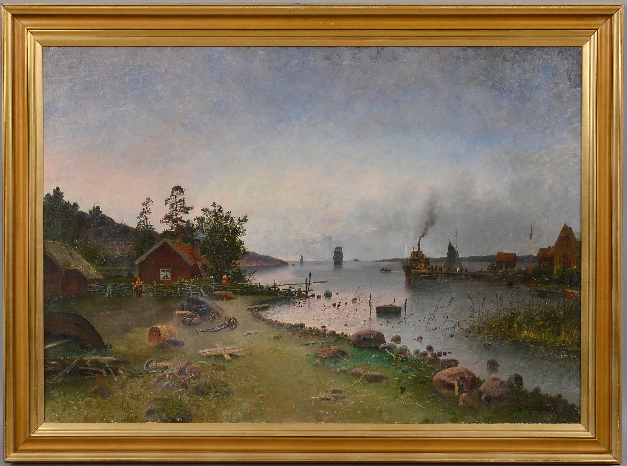 Carl Hallström, SKÄRGÅRDSLANDSKAP.