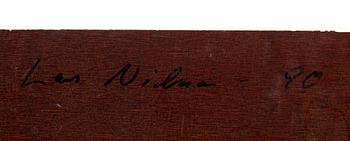 LARS NILSSON, serigrafi mounted on MDF board. Signed and dated -90 on verso.