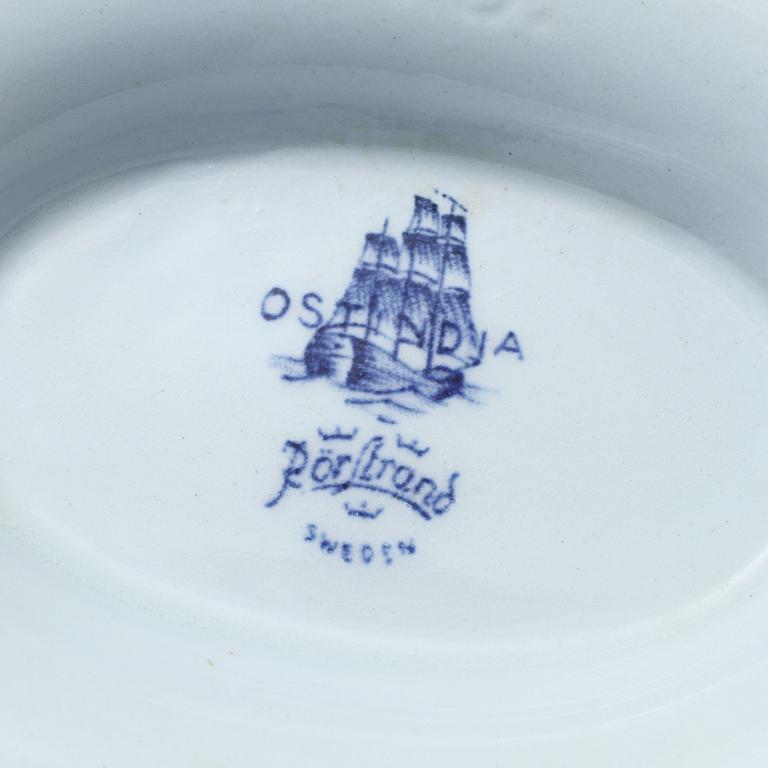 SERVISDELAR, 119 st, porslin, "Ostindia", Rörstrand, 1900-tal.