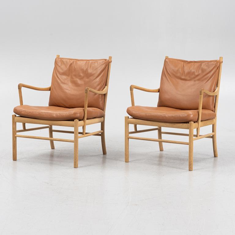 Ole Wanscher, a pair of 'Colonial chair OW 149', Carl Hansen & Son, Denmark.