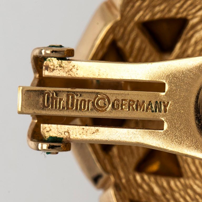 Christian Dior, örhängen, 2 par, bijouteri.