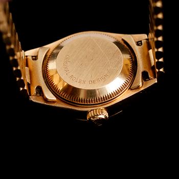 ARMBANDSUR, 18 k guld, Rolex Oyster Perpetual Datejust, automatisk.