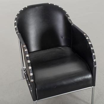A MATS THESELIUS "BRUNO" ARMCHAIR, by Källemo AB Värnamo Sweden.
