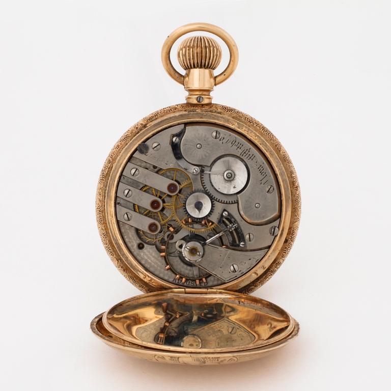 ELGIN NATL. WATCH CO., pocket watch, 51,5 mm, savonett.