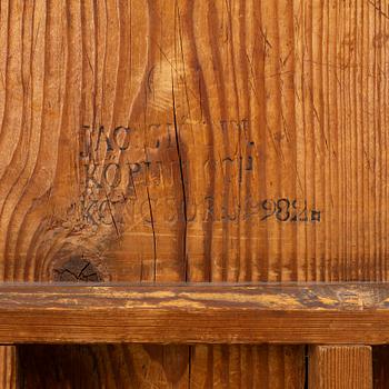 Fällbord,  av Jacob Sjölin (mästare i Köping och Kungsör 1767-85).