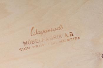 KARMSTOLAR, 1 par, Carl Malmsten, Waggeryds Möbelfabrik, 1900-talets andra hälft.