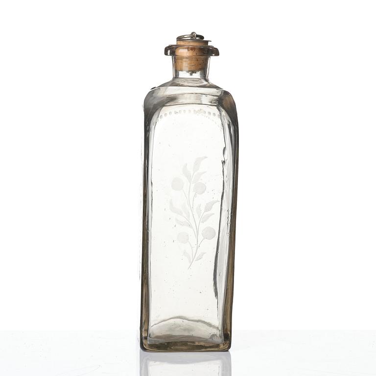 Aquavit bottle, Sweden early 19th century.