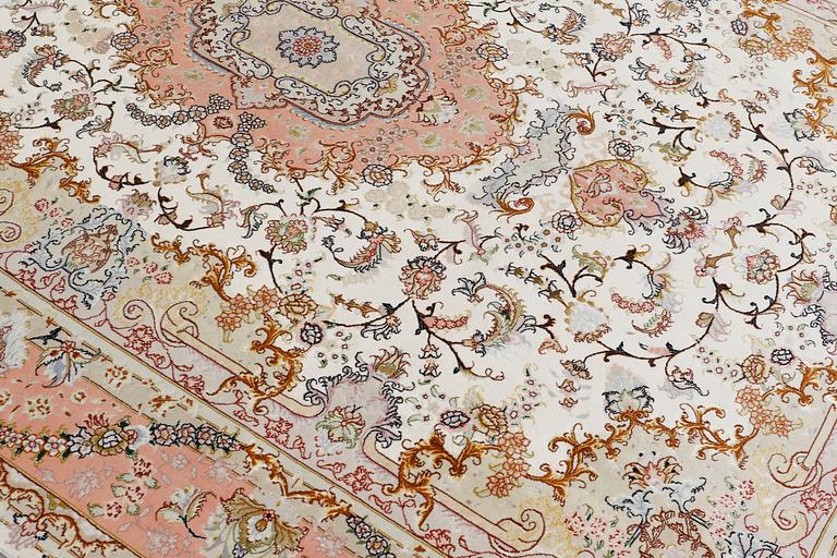 Matto, Tabriz, Part Silk, sk 50 Radj, ca 298 x 205 cm.