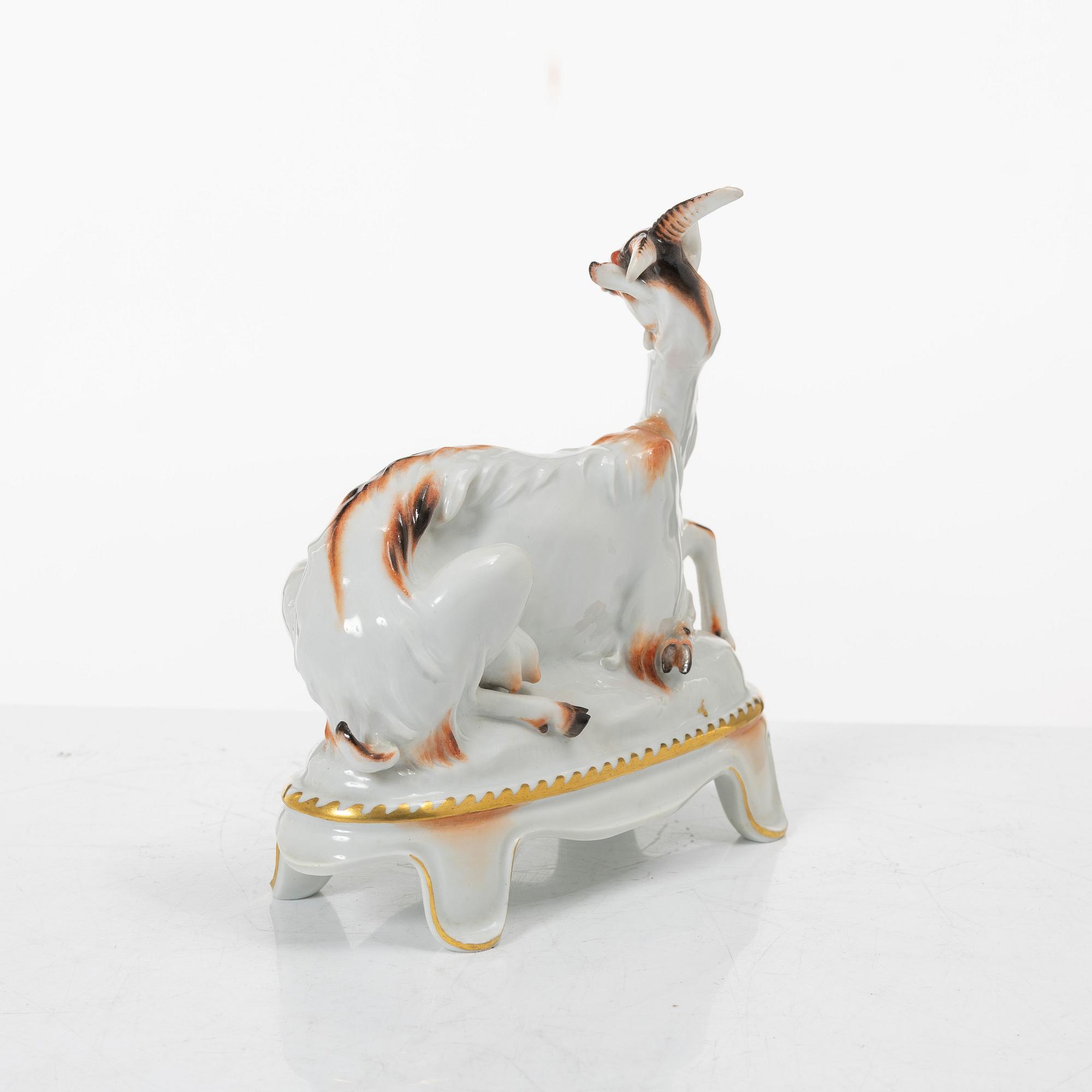 Max Esser, figurin, från "Reinicke Fuchs", Meissen, Tyskland.