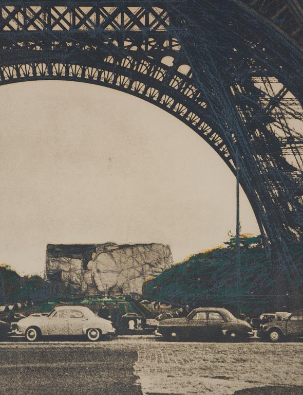 Christo Vladimirov Javacheff, "Packed Building, Project for the École Militaire, Paris".