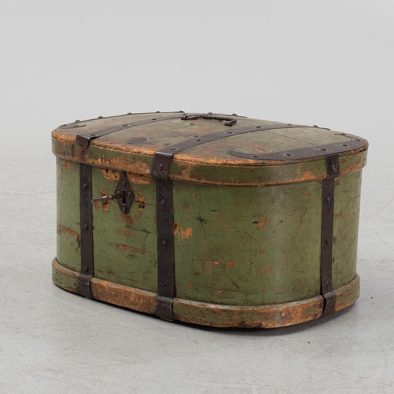 Two pine boxes, 19th Century.