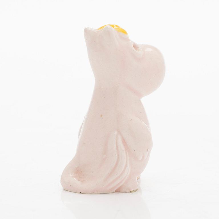 Leo Tykkyläinen, A ceramic 'Snorkmaiden' Moomin figurine from the 1950s-60s.
