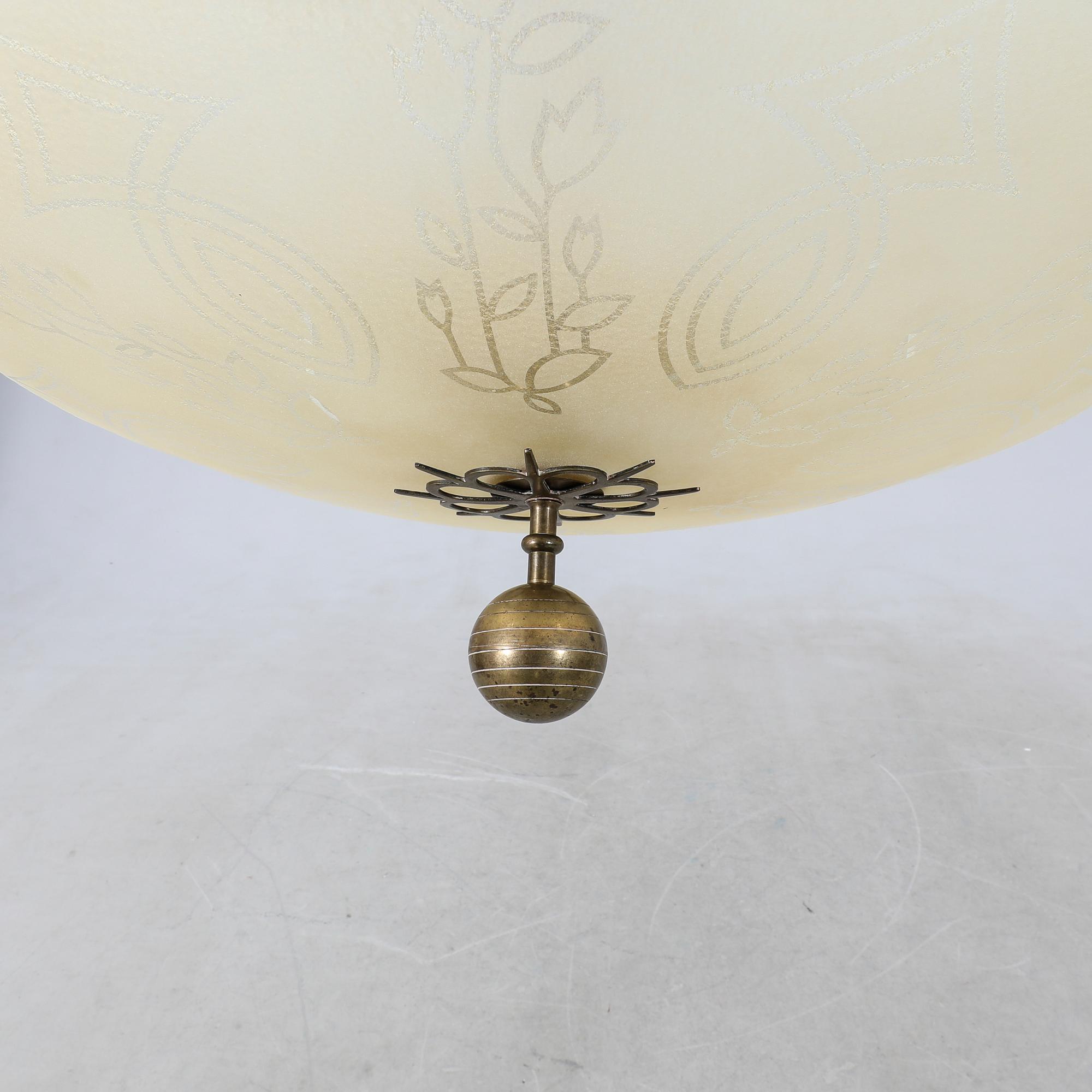 Taklampa 1920/30-tal.