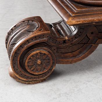 Library table, late 19th century.