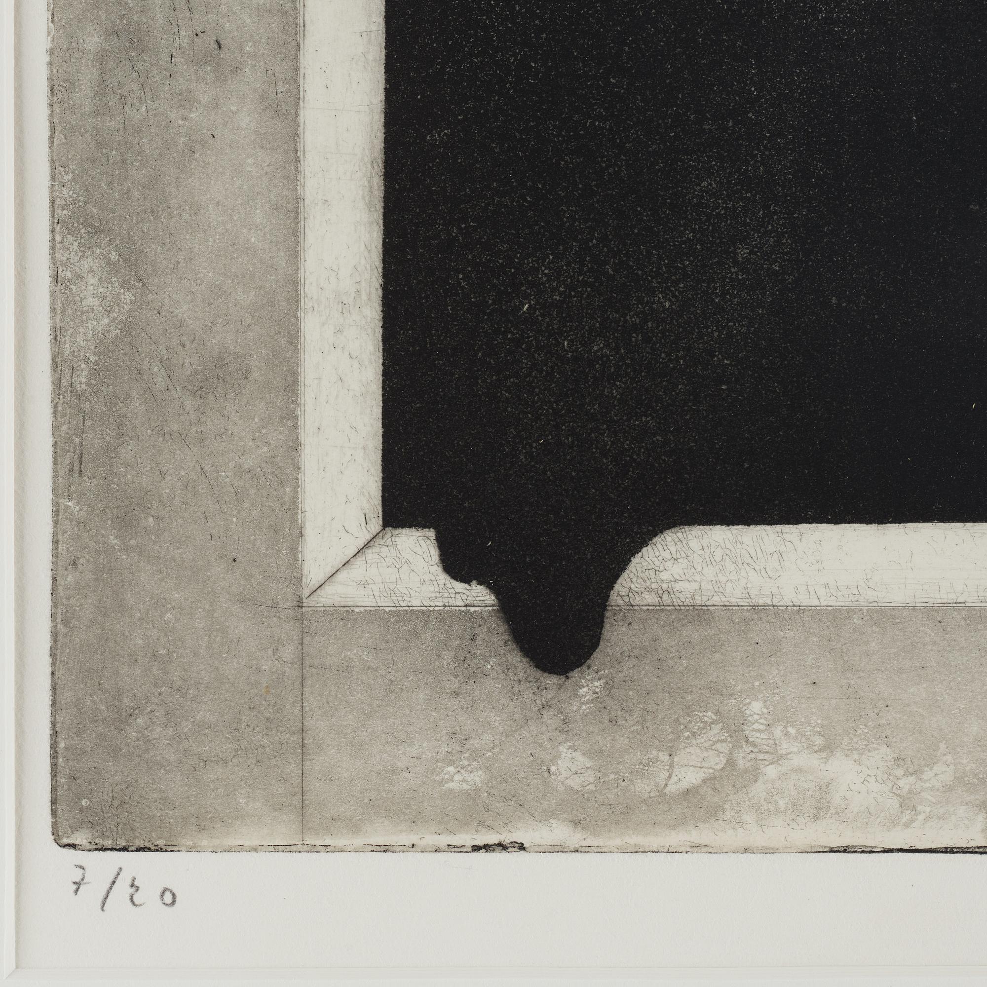 Philip von Schantz, etching, signed and numbered 7/20, dated -71.