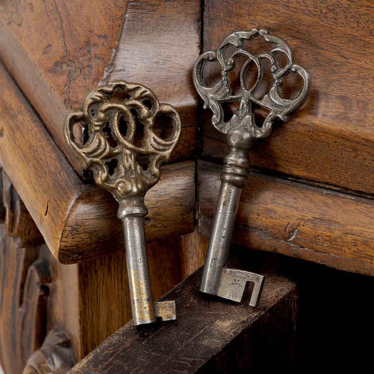 Vitrinskåp, troligen Holland, 1800-tal.