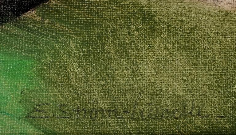 ELSA STRÖM-CIACELLI, olja på duk, signerad.