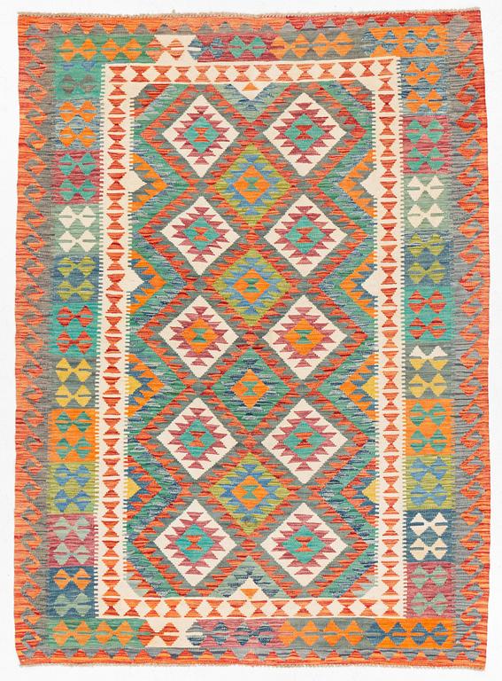 Rug, kilim, approx. 274 x 176 cm.