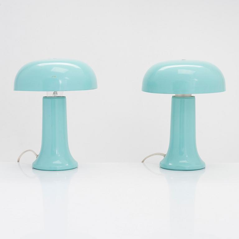 A pair of 1970s table/wall lights, model 24124 by Valinte, Finland.