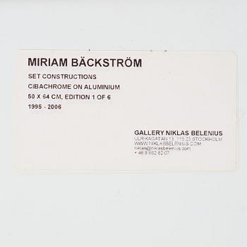 Miriam Bäckström, "Set Constructions", 1995-2006.