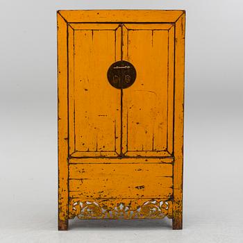 A Chinese wooden cabinet, Shangxi, circa 1900.