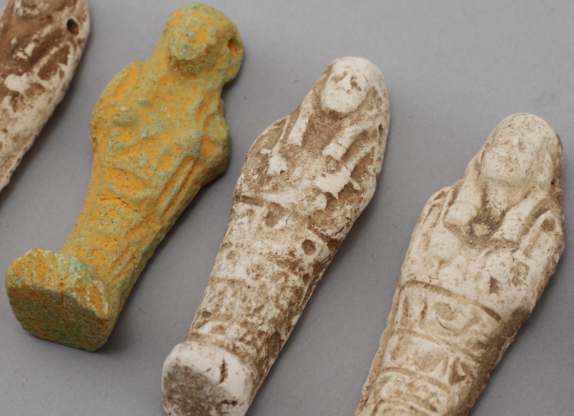 USCHBETI, 10 st, lergods, Egypten.