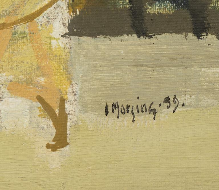 Ivar Morsing, olja på duk uppfäst på pannå, signerad och daterad -59.