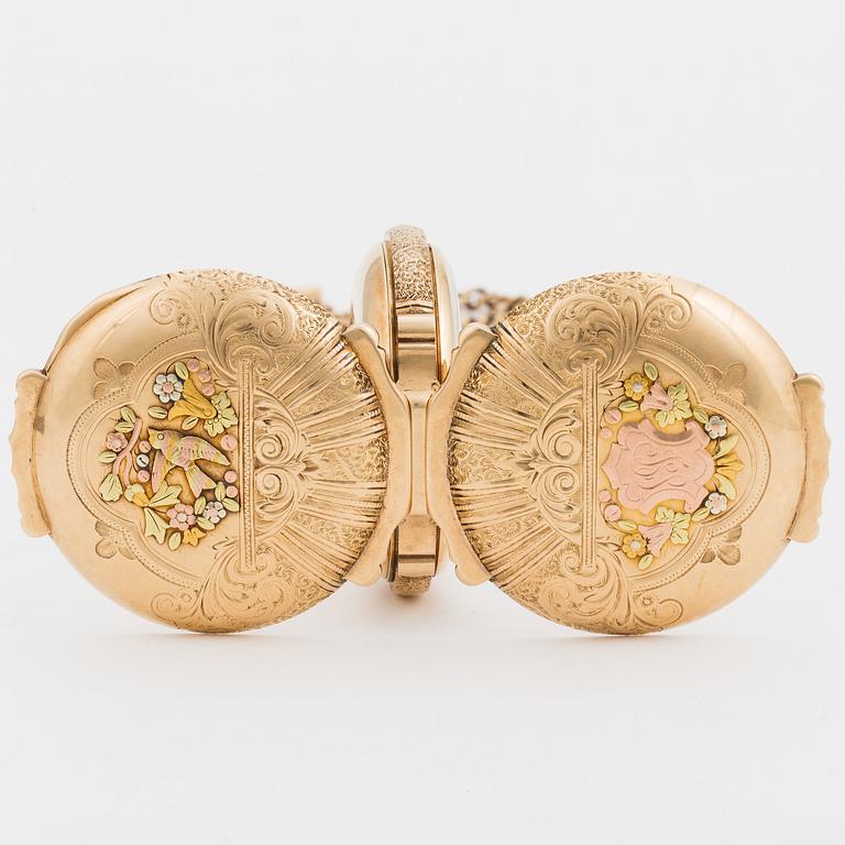 ILLINOIS WATCH Co, fickur, 53,5 mm, savonett,