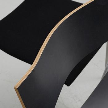 Johannes Foersom & Peter Hiort-Lorenzen, a set of eight 'Campus' chairs, Lammhults, after 1992.