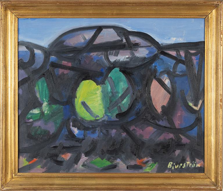 Tor Bjurström, oil on canvas, signed.