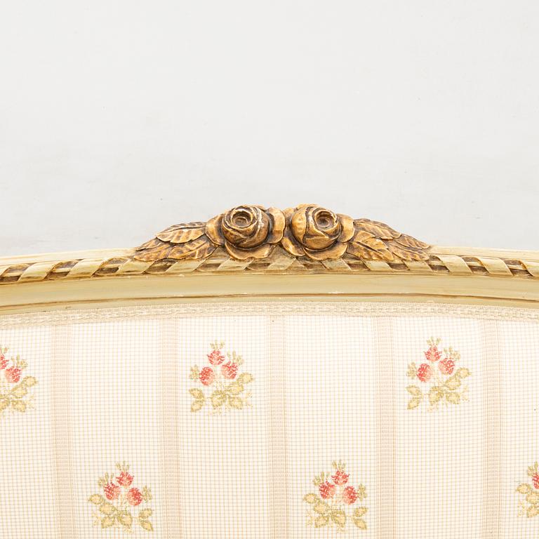 Sofa in Gustavian Style, First Half of the 20th Century.