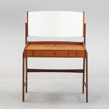 Svend Åge Madsen, a teak veneered dressing table, Denmark, 1960's.