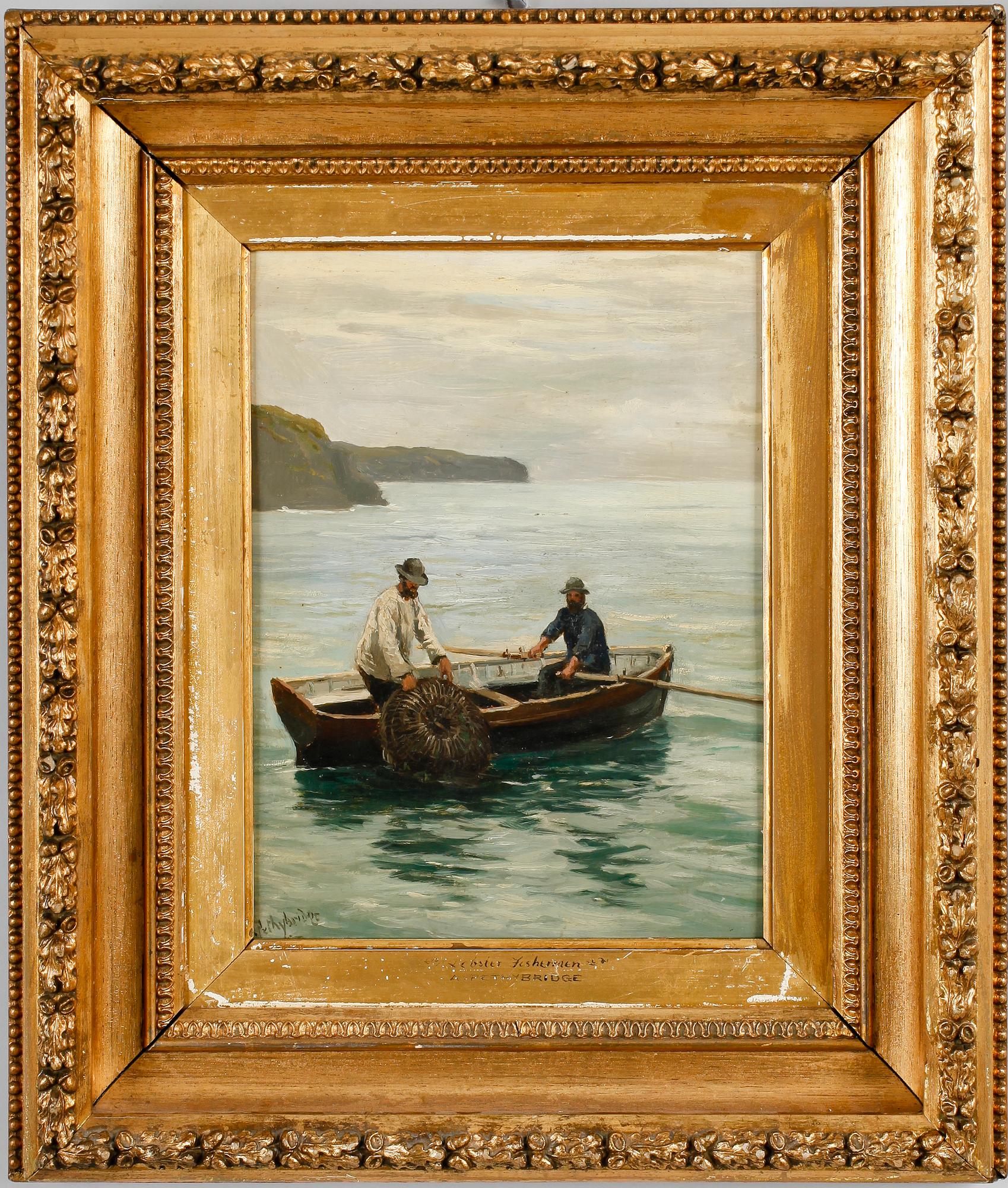 OKÄND KONSTNÄR, olja på pannå, sign Pethybridge, England, 1800-tal.