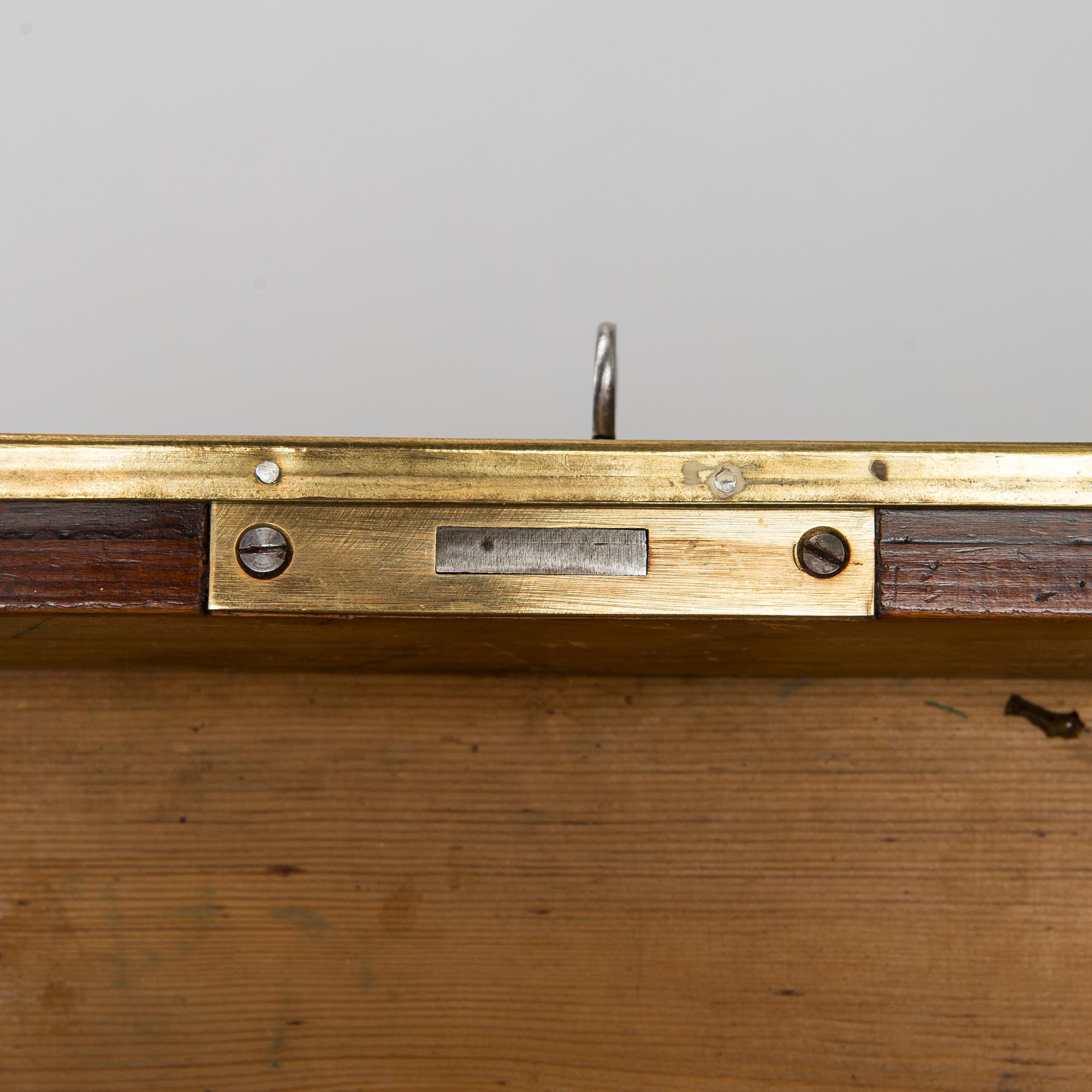 Sidobord, sengustavianskt, kring 1810, ristad signering AAS, oidentifierad.