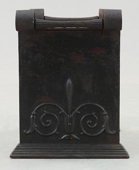 A Folke Bensow cast iron stool, model 'Taburett Nr 1', Näfveqvarn, Sweden circa 1925.