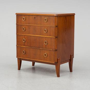 A Swedish Modern chest of drawers, 1940's-50's.