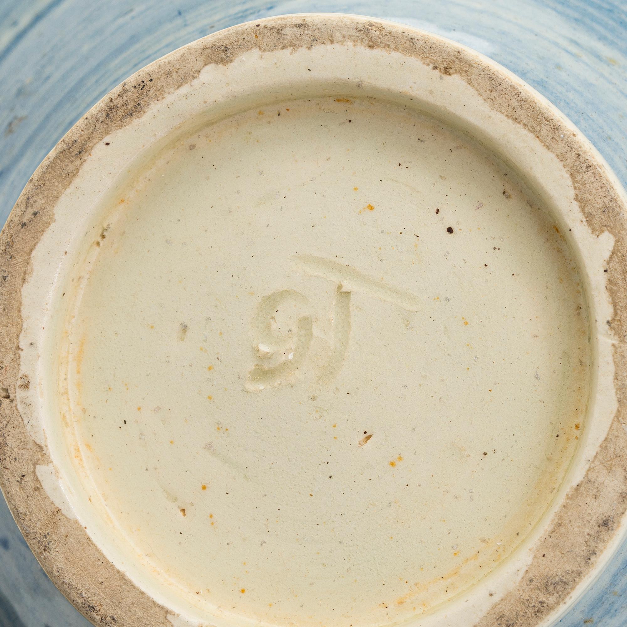 Gerda Thesleff, skålar, 2 st, keramik, signerad GT.