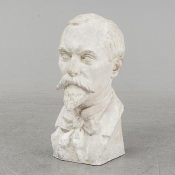 KNUT JERN, a signed plaster sculpture.