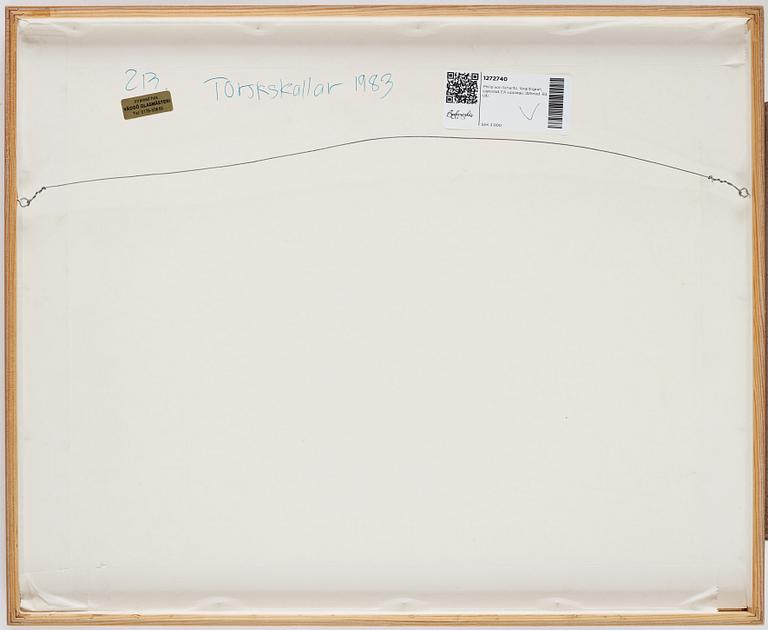 Philip von Schantz, lithograph in color, signed, EA-edition, dated -83.