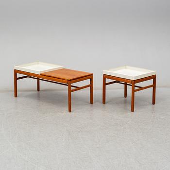 Two Swedish Flower stands / tables, "Casino", Engström & Myrstrand, Tingströms Bra Bohag, mid 20th century.