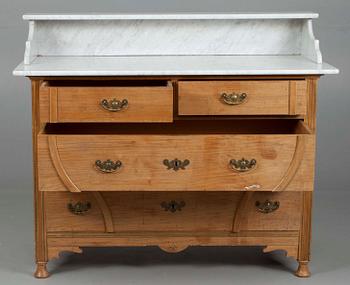 TOILETTIPÖYTÄ JA PEILI, Jugend, 1900-luvun alku.