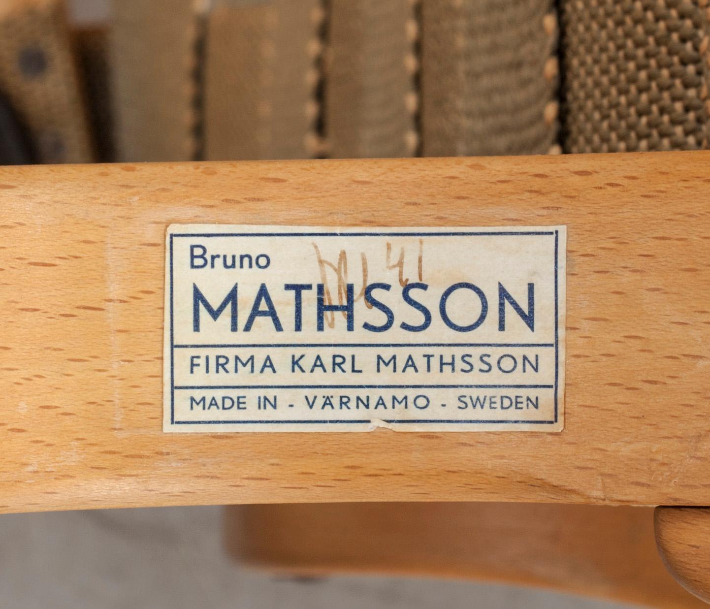 KARMSTOL, "Eva", Bruno Mathsson, Karl Mathsson.